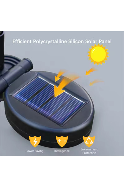 Unichrome 8'li Güneş Enerjili Bahçe Aydınlatma Çift Modlu LED Mantar Bahçe Ambiyansı Solar