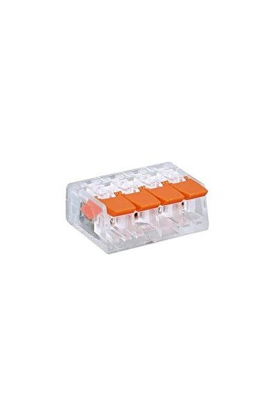 Huzur Elektrik 10 Adet 4'lü Tırnaklı Buat Klemens (Wago Tip)