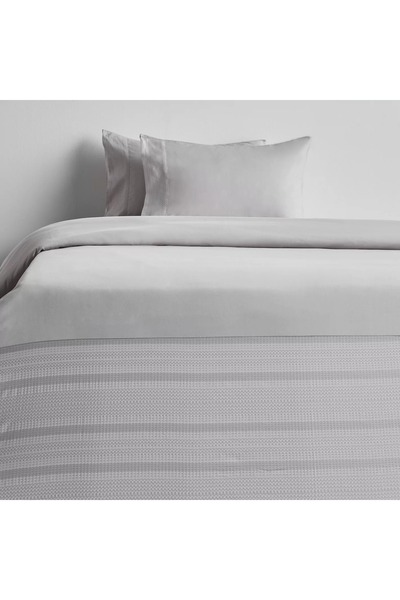 Generic Eternity Cotton Percale 325 Thread Count 3-Piece Full Duvet Cover Set - 160x200 cm