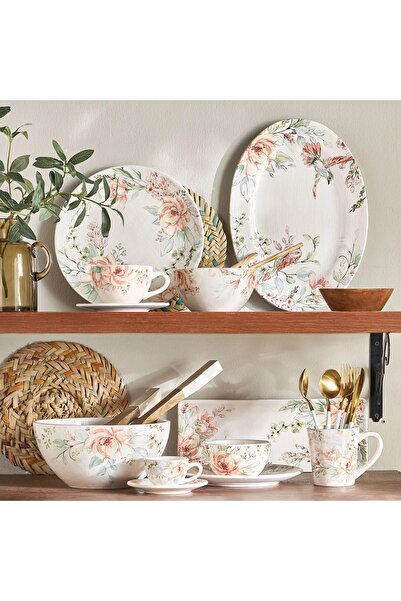 Generic Rosette Ceramic Serving Platter