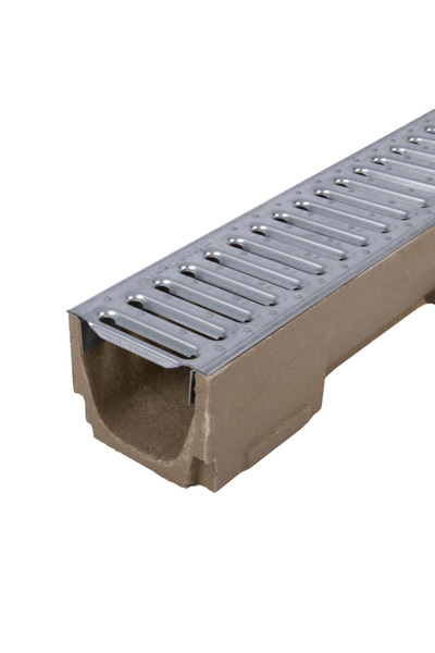 OEM Canal de drenaj din beton polimeric cu grilă galvanizată A15, 100x120x100...