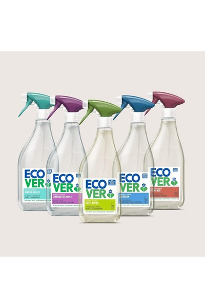 Ecover Bathroom Surface Cleaner Mint and Cucumber Plant-Based Ingredients 500 ml