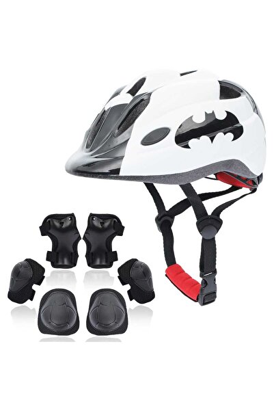 Elindor Set de protecție 7 în 1 pentru copii, cască cu mărime reglabilă, 3-8 ...