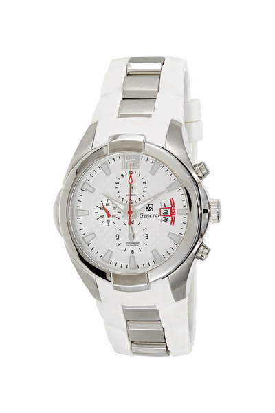 GENEVAL Men's Rubber Chronograph Watch GRC141WWW