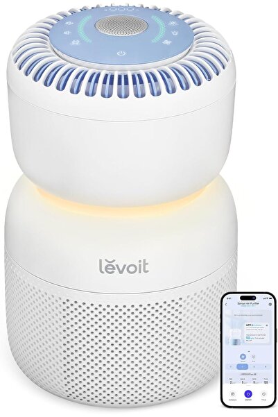 Levoit Air Purifier for Baby with White Noise Sound Machine and Blue-Light-Free Night Light in Home