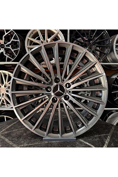 FD Jant 19 inç 5x112 Mercedes Gun Metal Elmas Kesim Jant Modeli (4 Adet)