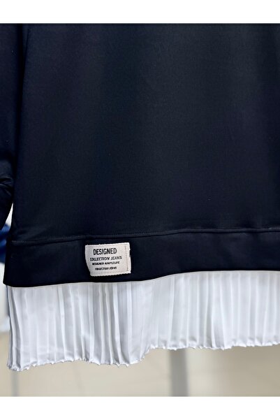 BENAHOLL Φούστα Lamora με πλισέ και κέντημα-NA816 Μαύρο