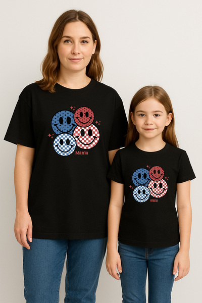 SVART WEAR Mama Mini Mother Daughter Matching T-Shirt Set T-Shirt Twin Mother Daughter Oversize (Single Price)