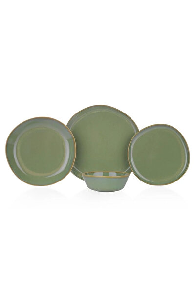 Schafer Hope 24 Parça 6 Kişilik Yemek Takımı Yeşil