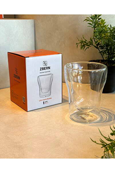 ZBERN ÇİFT ÇİDARLI BARDAK -400 ML