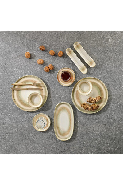 Schafer Lora 32 Parça 6 Kişilik Kahvaltı Takımı Yeşil