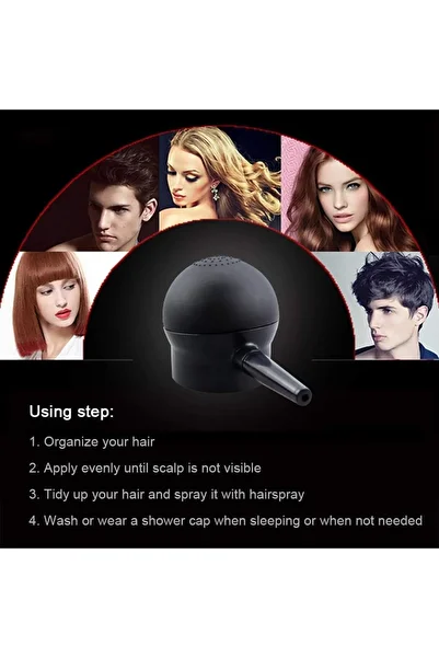 Globalstar Hair Fibers Spray Applicator – for Hair Thickening & Balding Concealer Tool