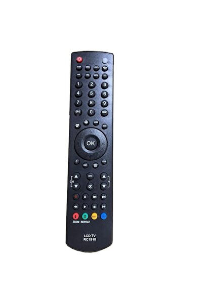 Evo Telecomandă pentru televizor Finlux Luxor Telefunken Orion Hitachi RC1910 evoremote® neagră