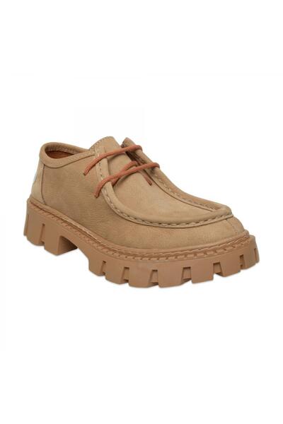 Mammamia D25Ka-7030 Casual Beige Women's Shoes