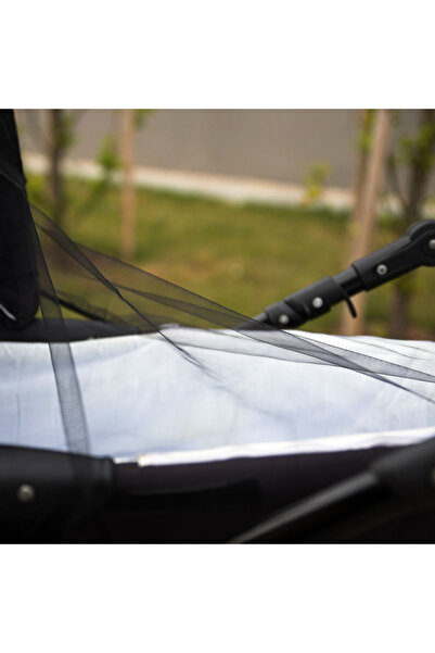 Akuku Insect net for stroller/pram Black universal, equipped with wheel elastic