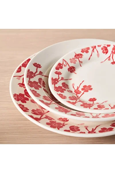 Generic Jardin Oriental 20-Piece Porcelain Dinner Set - Serves 4