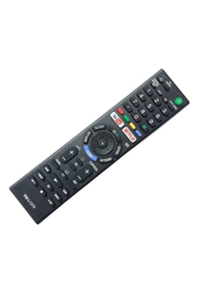Sony LCD Remote Control, compatible with Sony, RM-L1370 model, with Netflix and Youtube, black