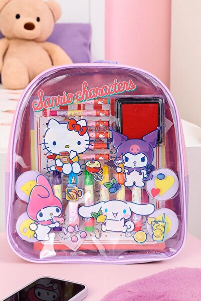 Miniso Sanrio Lisanslı Tatlı Serisi DIY Kendin Yap Sırt Çantası Set