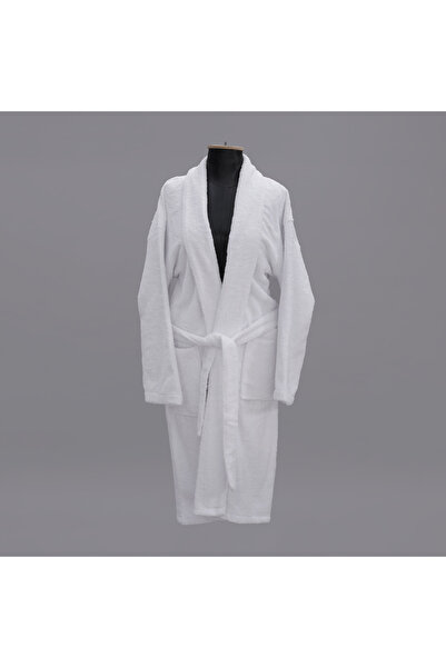 Bed N Home SA 100% Egyptian cotton white bathrobe 64*115 cm