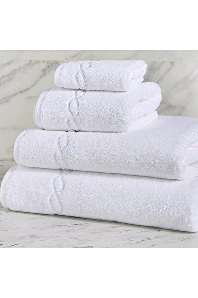 Generic Waves 4-Piece Fingertip Towel Set - 30x30 cm
