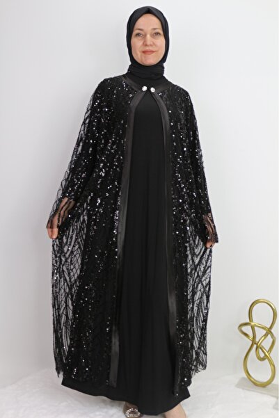 Gazella 42903 İÇ SANDY KUMAŞ UZUN KOL DIŞ KENAR SATEN GÖRÜNÜMLÜ YAKA BROŞ DET...