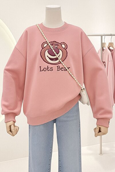 DM DOLCE MORE Hanorac unisex cu 3 fire din bumbac pieptănat cu imprimeu LOST ...