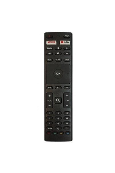 Allview Telecomandă pentru LCD LED, Allview, 40ePLAY 6000-F/1, neagră cu Netflix și YouTube