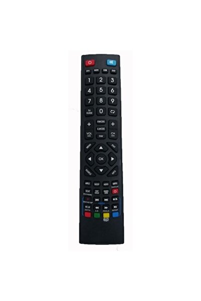 OEM Compatible remote control for Blaupunkt Smart TV with 3D + Remote Holder, ElectriX, Black