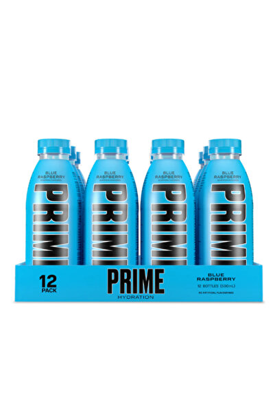 Prime Blue Raspberry Hydration Drink 500ml (Pack of 12)