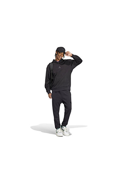 adidas M A Szn Fl Hd Erkek Günlük Sweatshirts IX1253 Siyah