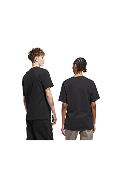 adidas Μπλουζάκι Skate Tref Tee Unisex Casual T-shirt JW0054 Μαύρο