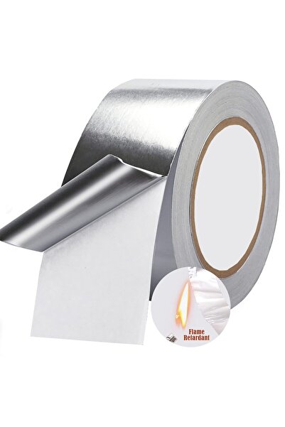 MUBX Alüminyum Folyo Bant Yanmaz Kombi Soba Borusu Bandı 48mm X 5M