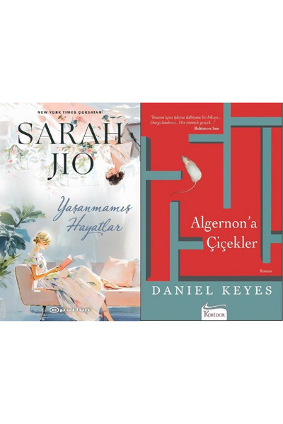 Epsilon Yayınevi Yaşanmamış Hayatlar + Algernon'a Çiçekler 2 Kitap Set