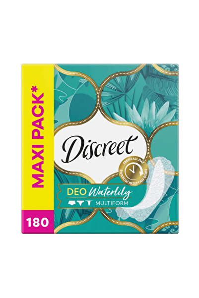 Discreet Waterlily Deo Daily Absorbents, 180 pcs