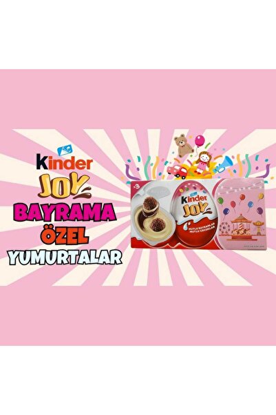 Kinder Joy Mutlu Bayramlar x3