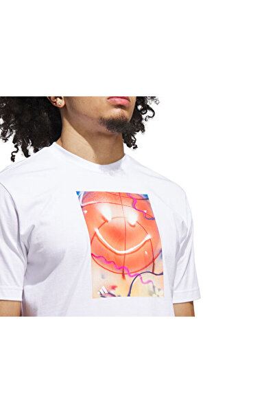 adidas Spotlight Tee 2 Ανδρικό μπλουζάκι μπάσκετ JV8433 Λευκό