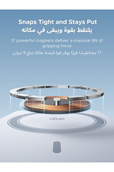 Generic UGREEN MagFlow Qi2 25W MagSafe 10000mAh Power Bank with Built-in 30W USB-C Cable