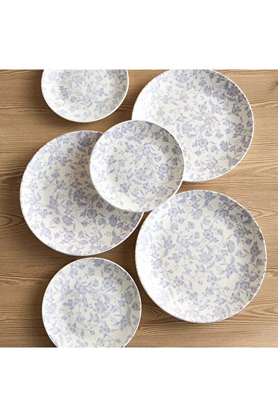 Generic Florea 18-Piece New Bone China Dinner Set - Serves 6