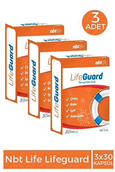 Nbt İlaç Nbt Life Lifeguard 30 Kapsül 3 Adet