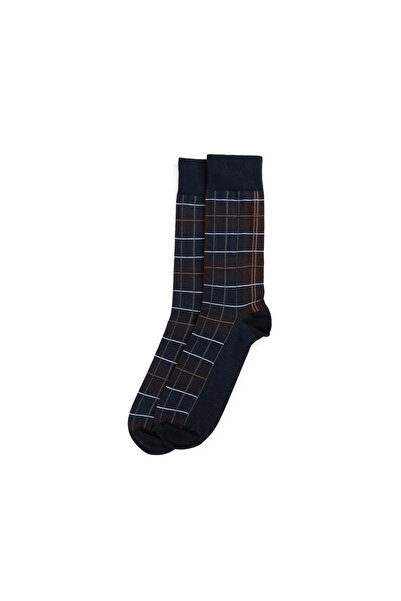 Barbour Blyth Çorap TN38 Midnight Oak Tartan