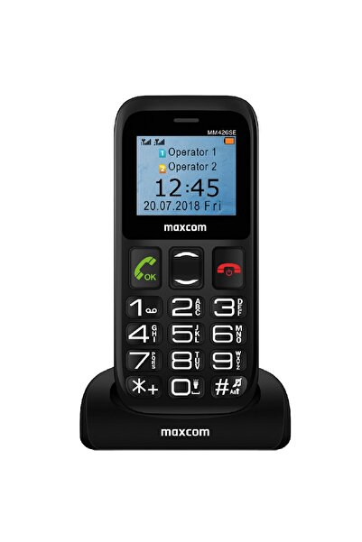 MAXCOM MM426 SE, Dual SIM, Black