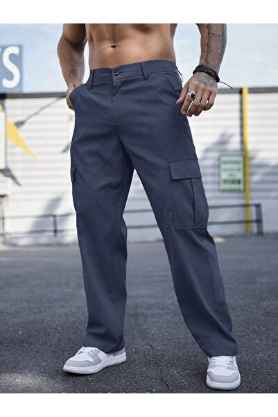 Wkm Denim Erkek Kargo Cepli Gabardin Regular Fit Pantolon