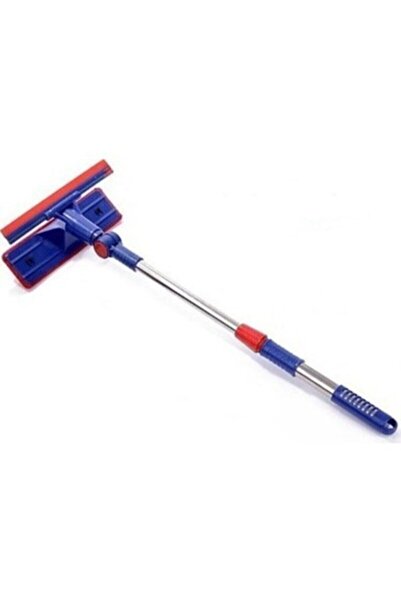 Mikasso Teleskopik Mikrofiber Çift Taraflı Cam Silme Aparatı Çekçekli Silecek...