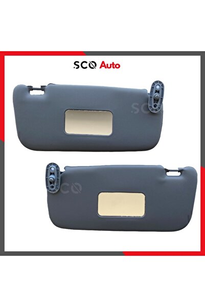 Sco Group Hyundai Getz Güneşlik 2003-2011 Sağ ve Sol 2 Adet Gri Güneşlik Getz...