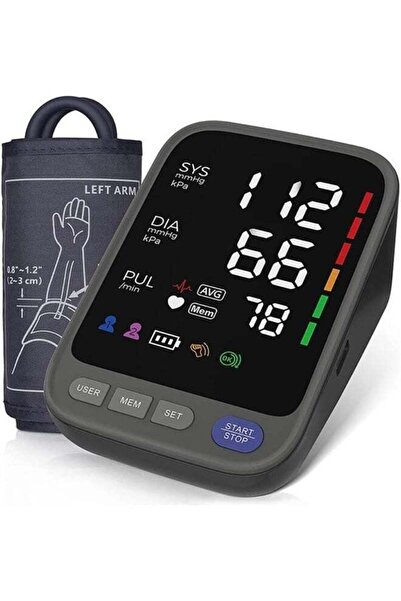 Saharaz Blood Pressure Monitor,Irregular Heartbeat Detection, 2 x 120 Sets Memory BP Monitor for Home Use
