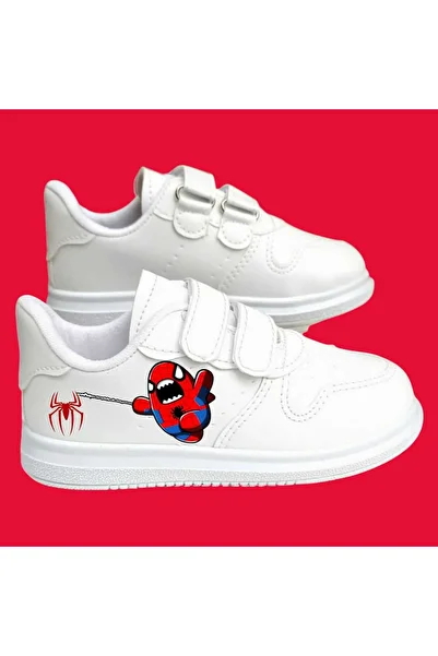 LİASSHOES Cute Spider-Man Printed Boys' Sneakers