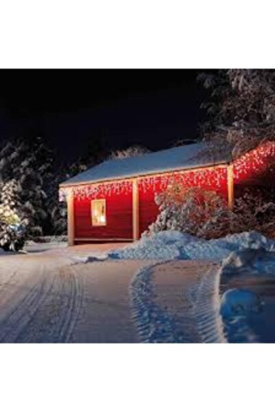 SDX Market Christmas Installation, 3.5 m x 1.5 m, Red Fringed Curtain, 100 LEDs, SDX, 5809R