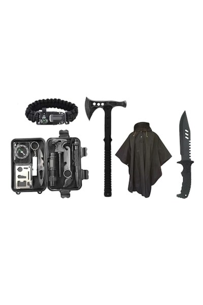 Globalport Retail Tactical Survival Kit, Extreme Survival, 16 in 1, Multifunctional