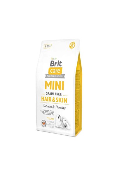 Brit Care Dog Mini Adult Hair&Skin Somon și Hering, 7 kg