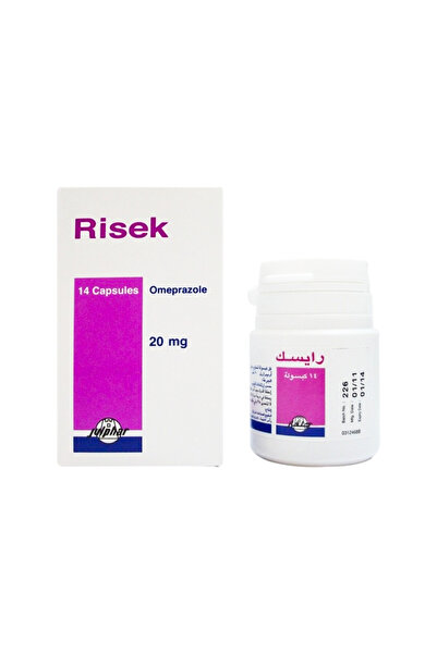 the andersons ريسيك 20 مجم 14 قرص-RISEK 20 MG 14 TAB
